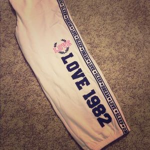 NWT Sleep Pajama Bottom Sweats White Size 16/18 XL